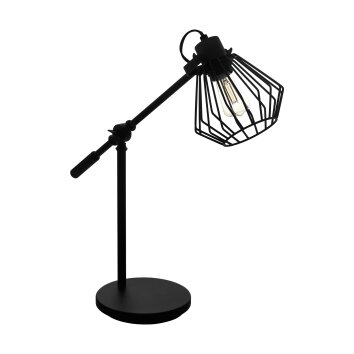 Lampe de table Eglo TABILLANO Noir, 1 lumière