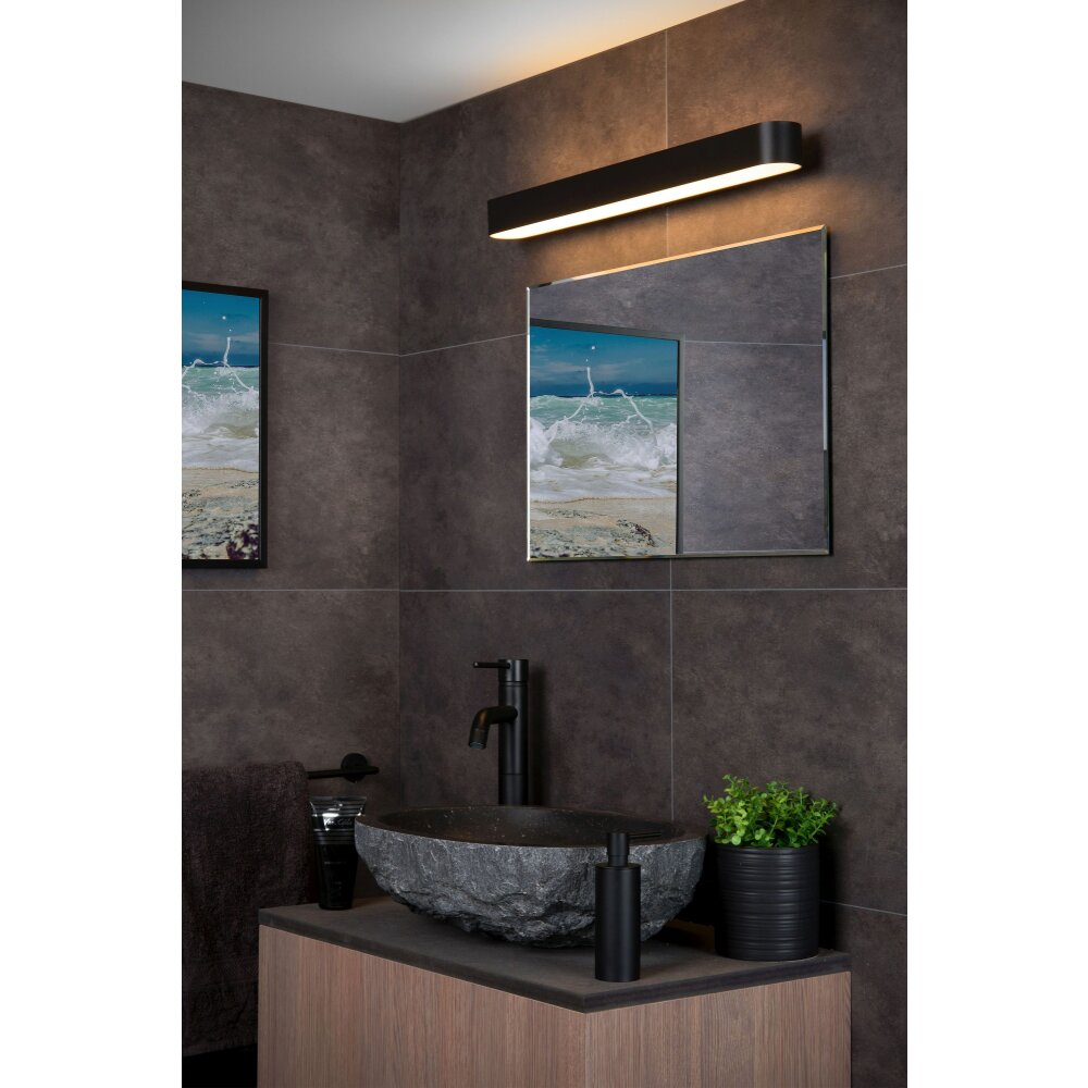 Applique murale Lucide MADELON LED Noir, 1 lumière main product photo