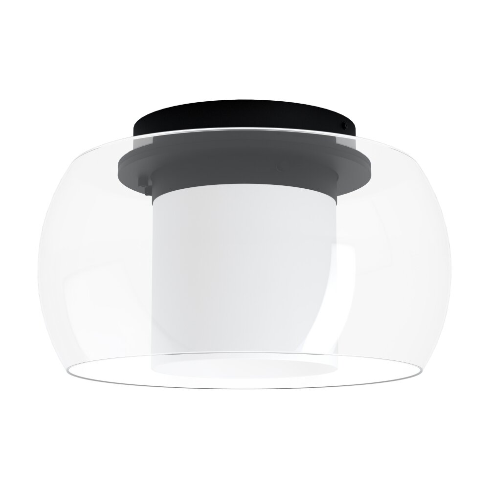 Plafonnier Eglo BRIAGLIA LED Noir, 1 lumière, Changeur de couleurs main product photo