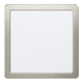 Spot encastrable Eglo FUEVA LED Nickel mat, 1 lumière