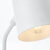 Lampe de table Brilliant Tong Blanc, 1 lumière