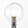 Lampe de table Brilliant AFTON Noir, Transparent, 2 lumières