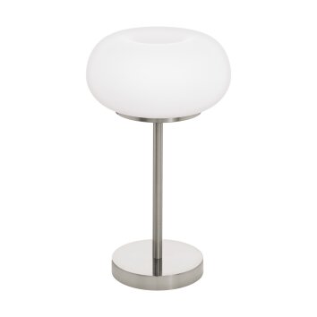 Lampe de table Eglo OPTICA LED Nickel mat, 1 lumière, Changeur de couleurs