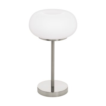 Lampe de table Eglo OPTICA LED Nickel mat, 1 lumière, Changeur de couleurs
