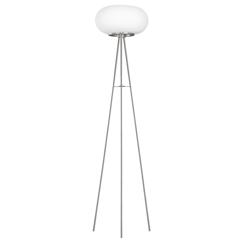 Lampadaire Eglo OPTICA LED Nickel mat, 1 lumière, Changeur de couleurs main product photo
