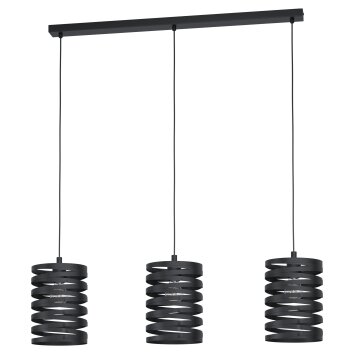 Suspension Eglo CREMELLA Noir, 3 lumières