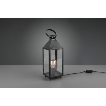 Lampe de table Reality Farola LED Noir, 1 lumière