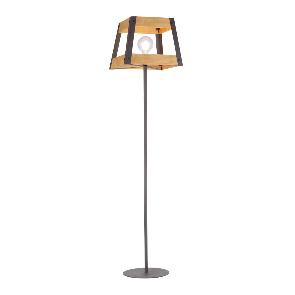 Lampadaire Leuchten-Direkt CRATE Bois clair, 1 lumière main product photo