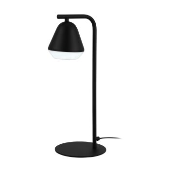Lampe de table Eglo PALBIETA LED Noir, 1 lumière