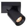 Spot de plafond Lucide NIGEL LED Noir, 2 lumières