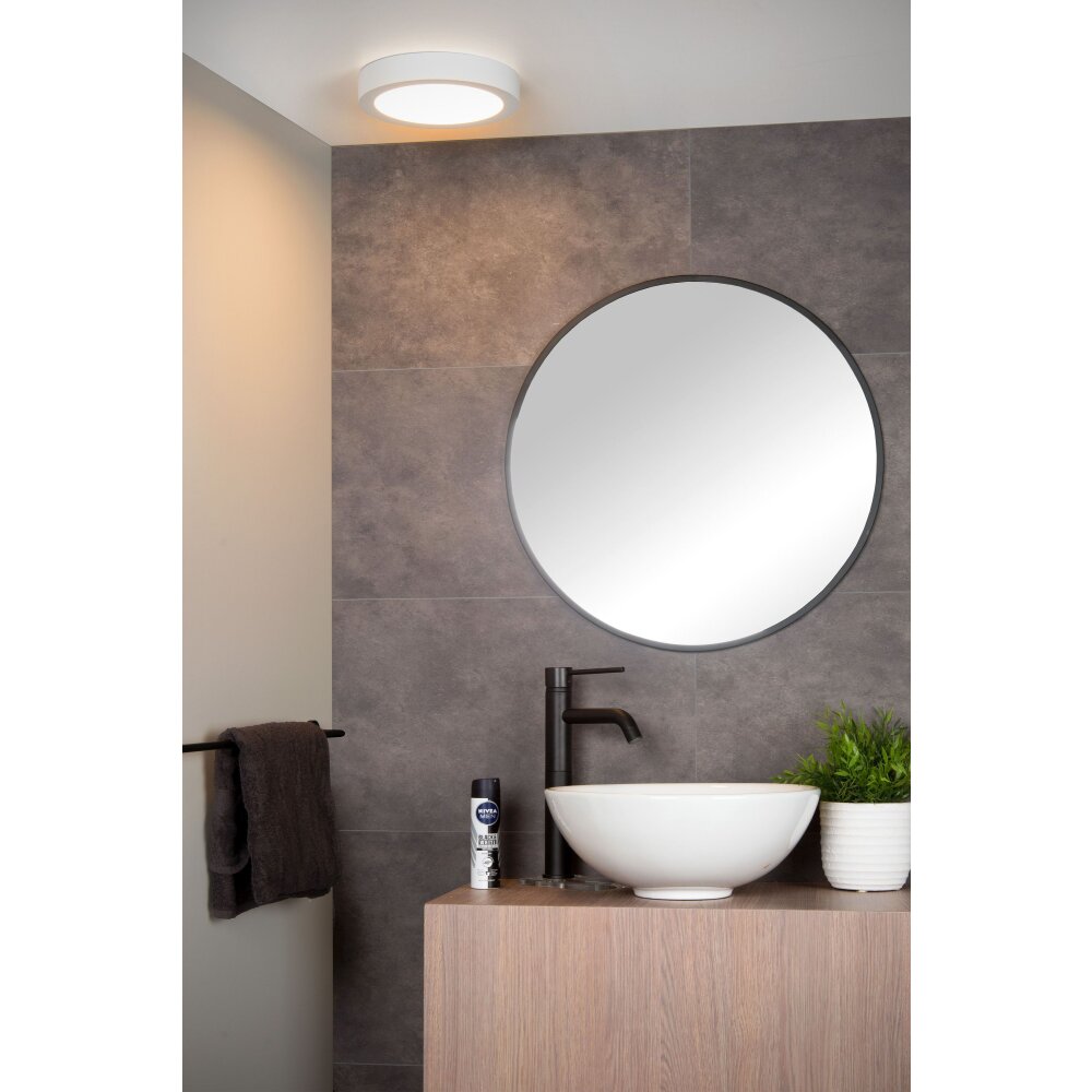 Plafonnier Lucide BRICE LED Blanc, 1 lumière main product photo