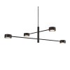 Suspension Nordlux CLYDE LED Noir, 4 lumières