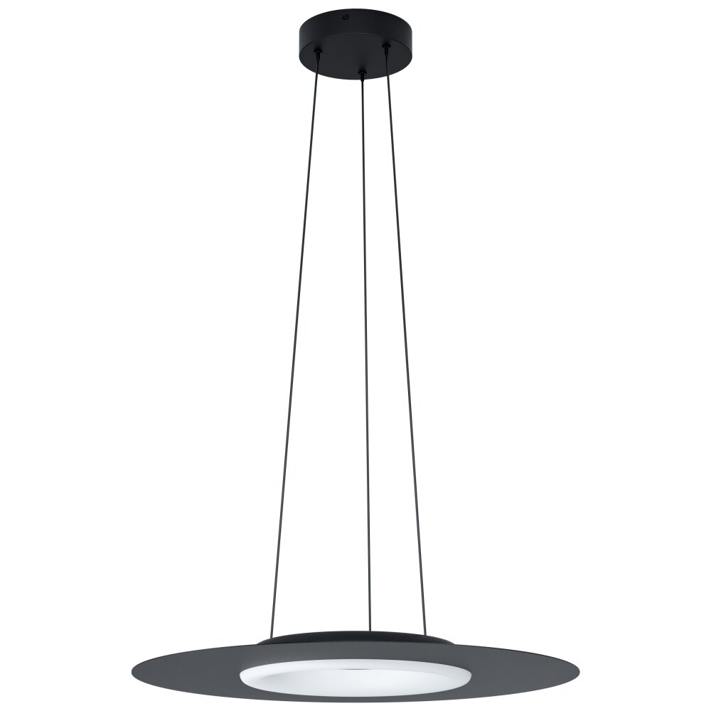 Suspension Eglo COMPO ROSSO LED Noir, 1 lumière, Changeur de couleurs main product photo