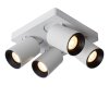 Spot de plafond Lucide NIGEL LED Blanc, 4 lumières