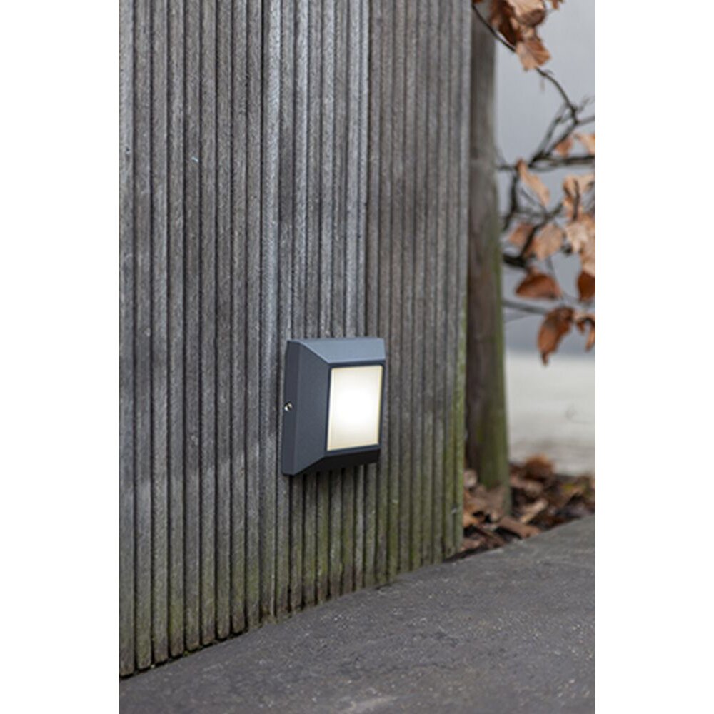 Applique murale d'extérieur LUTEC HELENA LED Anthracite, 1 lumière main product photo