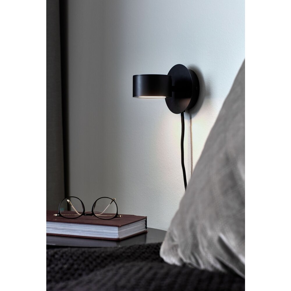 Applique murale Nordlux CLYDE LED Noir, 1 lumière main product photo