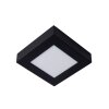 Plafonnier Lucide BRICE LED Noir, 1 lumière