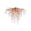 Plafonnier Paul Neuhaus ICICLE Vieux laiton, 9 lumières
