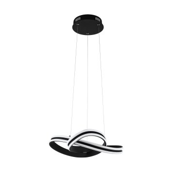 Suspension Eglo CORREDERA LED Noir, 2 lumières