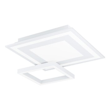 Plafonnier Eglo SAVATARILA LED Blanc, 1 lumière, Changeur de couleurs