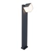 Borne lumineuse Lutec Cuba LED Anthracite, 1 lumière