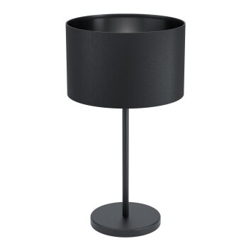 Lampe de table Eglo MASERLO Noir, 1 lumière