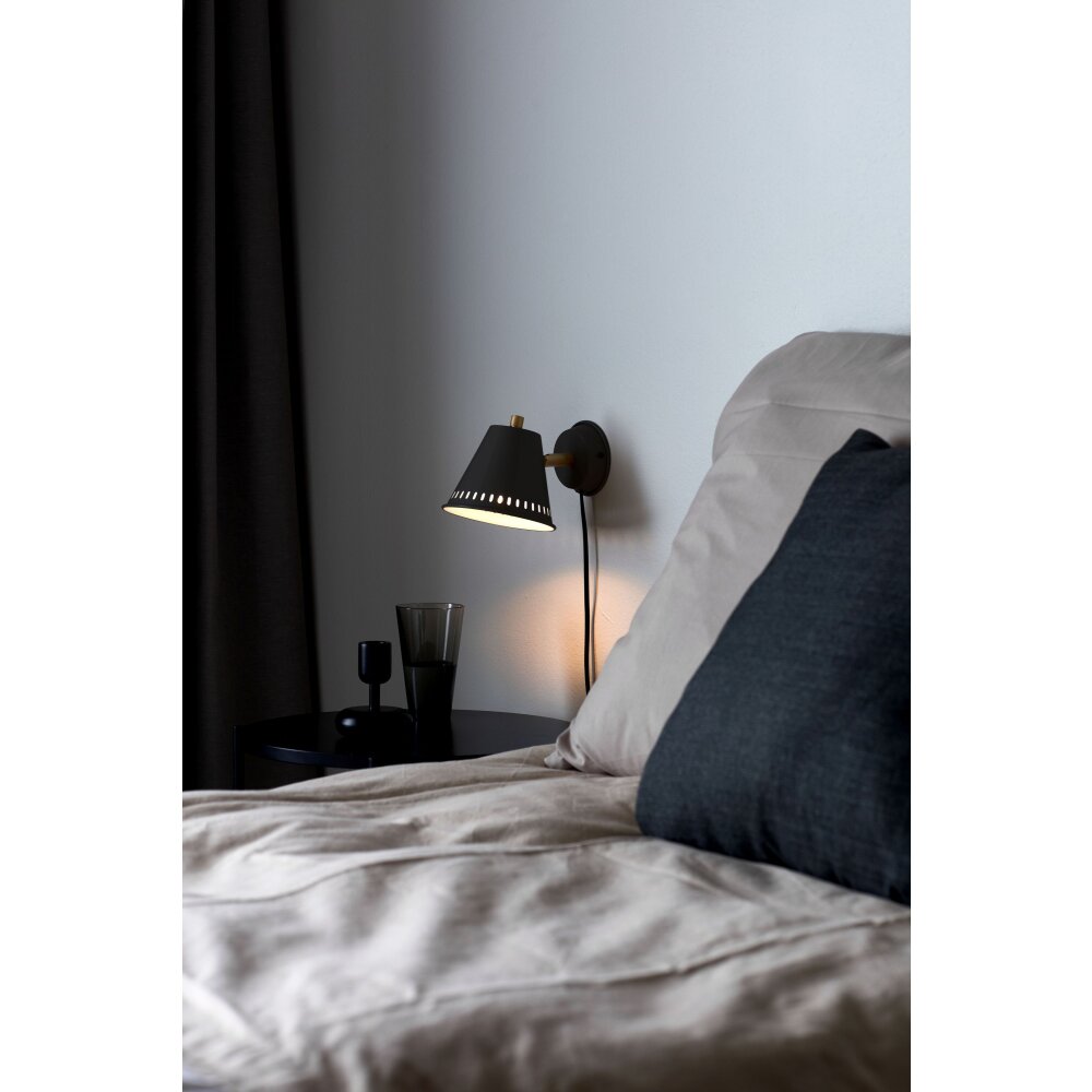 Applique murale Nordlux PINE Noir, 1 lumière main product photo