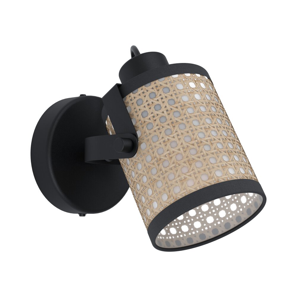 Applique murale Eglo RUSCOMB Noir, 1 lumière main product photo