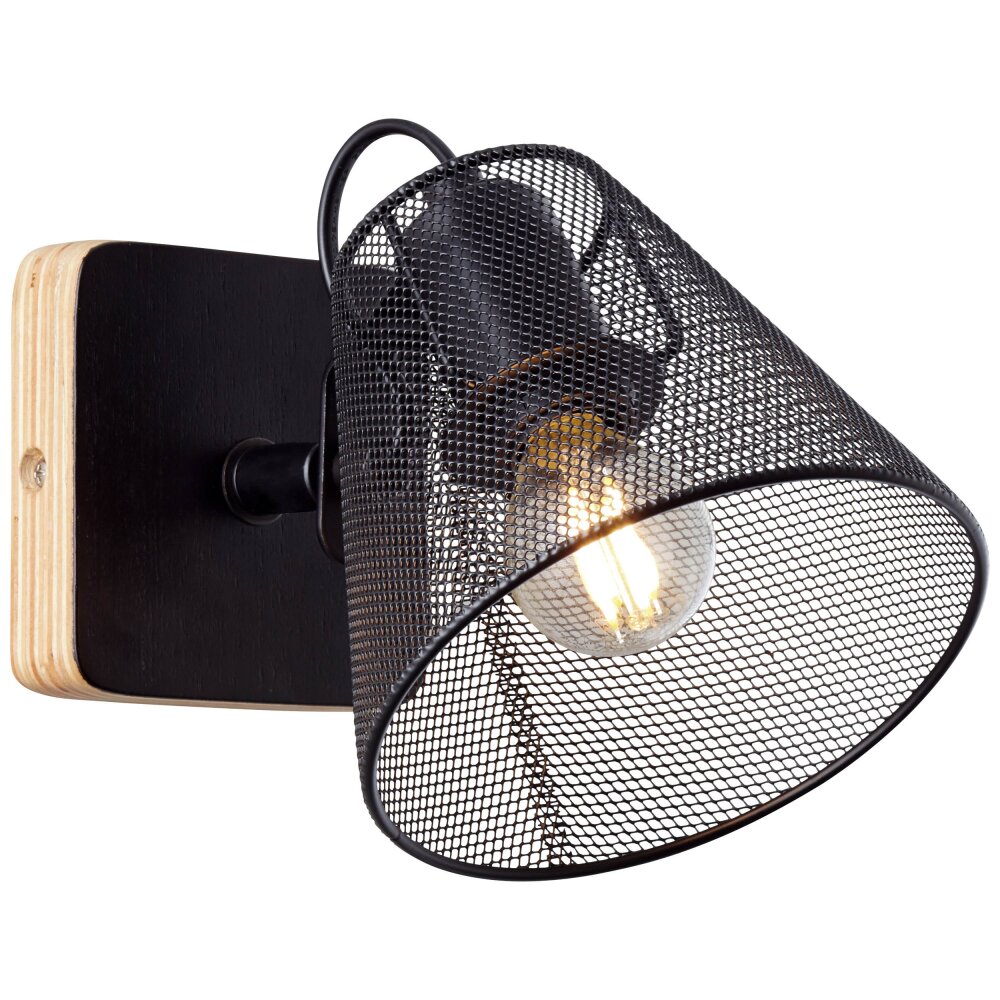 Spot Brilliant Whole Bois foncé, Noir, 1 lumière main product photo