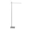 Lampadaire Steinhauer Stekk LED Acier inoxydable, Blanc, 1 lumière