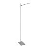 Lampadaire Steinhauer Stekk LED Acier inoxydable, Blanc, 1 lumière