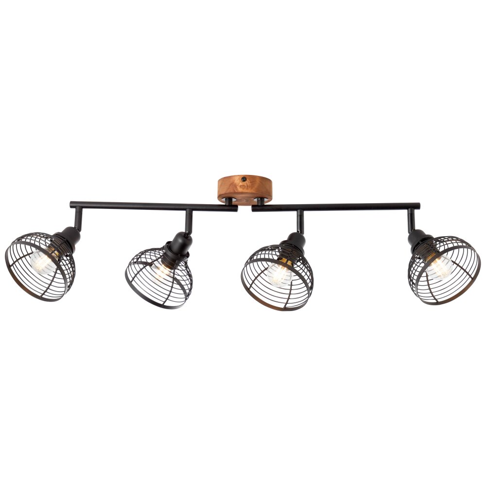 Spot Brilliant Avia Bois foncé, Noir, 4 lumières main product photo