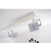 Spot plafond Guyana LED Chrome, Blanc, 2 lumières