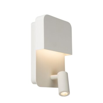 Applique murale Lucide BOXER LED Blanc, 2 lumières