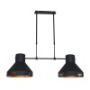 Suspension Steinhauer Evy Or, Noir, 2 lumières