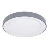Plafonnier Globo JADA LED Noir, 1 lumière, Télécommandes