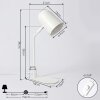 Lampe de table Gilsbro Blanc, 1 lumière