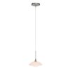 Suspension Steinhauer Tallerken LED Acier inoxydable, Blanc, 1 lumière