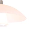Suspension Steinhauer Tallerken LED Acier inoxydable, Blanc, 1 lumière