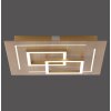 Plafonnier Paul Neuhaus Q-LINEA LED Bois clair, 4 lumières, Télécommandes
