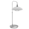 Lampe de table Steinhauer Tallerken LED Acier inoxydable, Blanc, 1 lumière