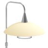 Lampe de table Steinhauer Tallerken LED Acier inoxydable, Blanc, 1 lumière