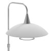 Lampe de table Steinhauer Tallerken LED Acier inoxydable, Blanc, 1 lumière