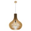 Suspension Steinhauer Smukt Hêtre, Noir, 1 lumière