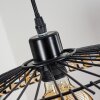 Suspension Musuku Noir, 1 lumière
