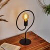 Lampe de table Mialo Noir, 1 lumière