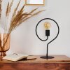 Lampe de table Mialo Noir, 1 lumière