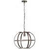 Suspension Brilliant Basia Brun, Bronze, Bruni, 1 lumière