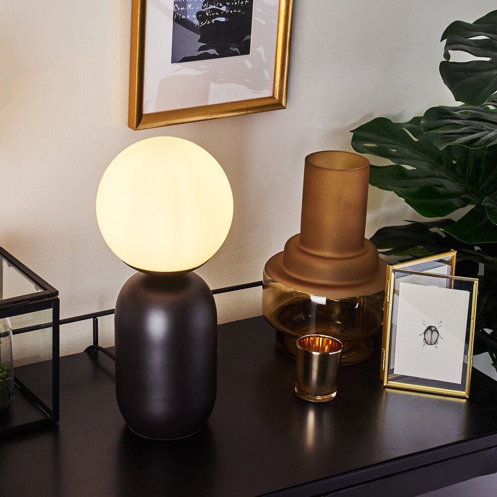 Lampe de table Alolas Gris, 1 lumière main product photo
