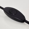 Lampe à poser Hora Noir, 1 lumière